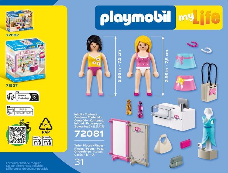 Produktbild: PLAYMOBIL 72081 Modeboutique