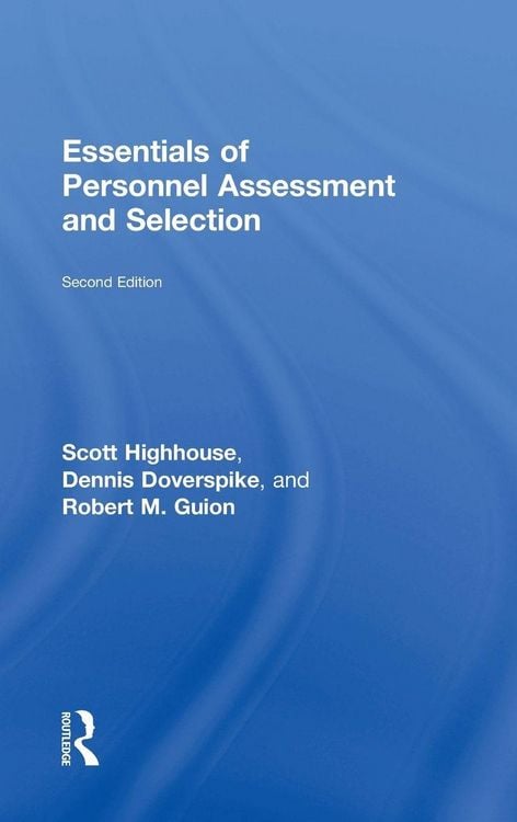 Produktbild: Essentials of Personnel Assessment and Selection