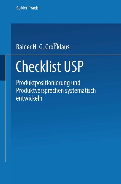 Produktbild: Checklist USP