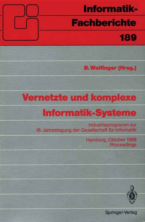 Produktbild: Vernetzte und komplexe Informatik-Systeme