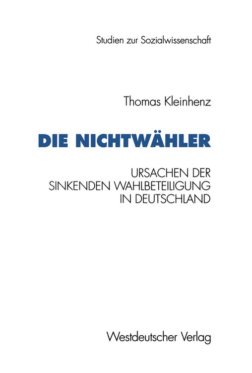 Produktbild: Die Nichtw&auml;hler