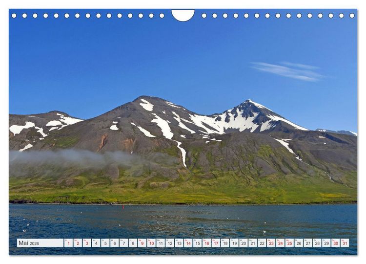 Produktbild: ISLAND, Insel aus Feuer und Eis (Wandkalender 2026 DIN A4 quer), CALVENDO Monatskalender