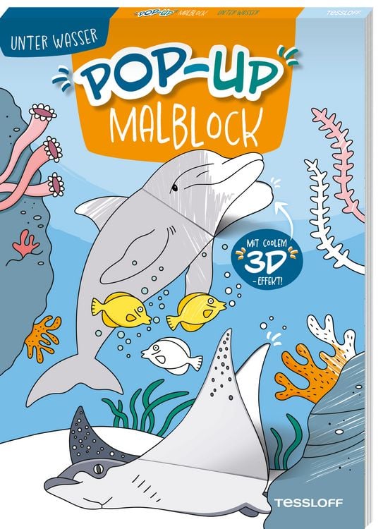 Produktbild: Pop-up Malblock. Unter Wasser