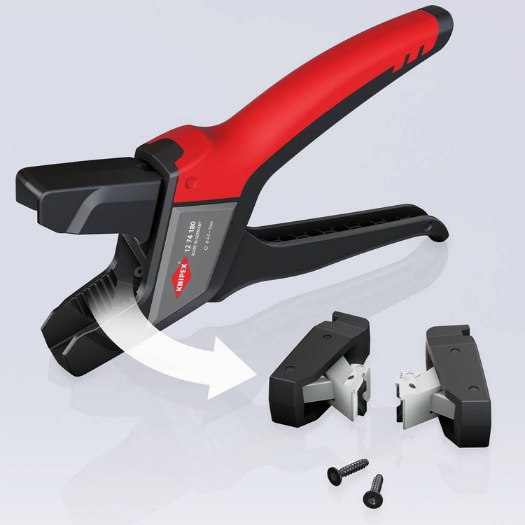 Produktbild: Knipex 12 74 180 Abmantelungszange 4.4 bis 7.5mm