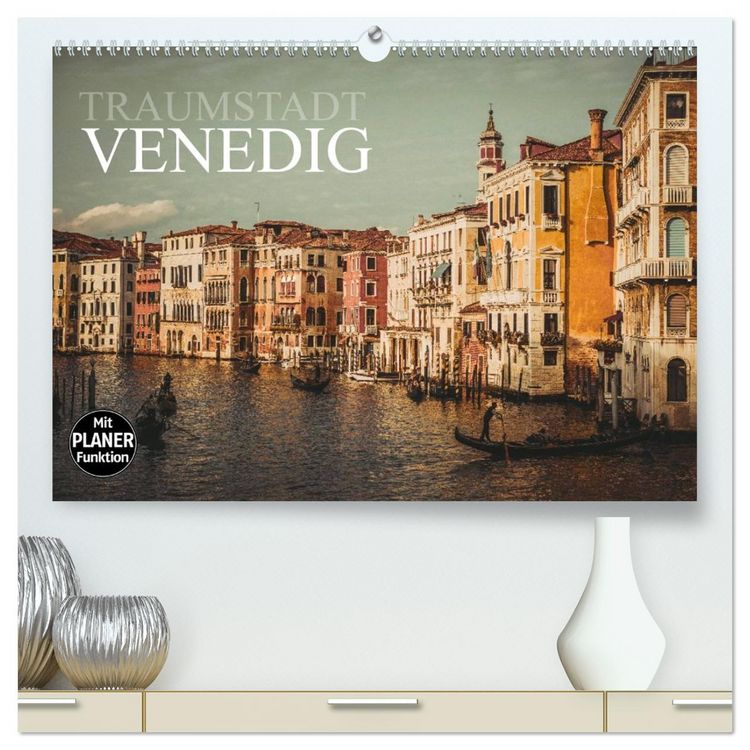 Produktbild: Traumstadt Venedig (hochwertiger Premium Wandkalender 2026 DIN A2 quer), Kunstdruck in Hochglanz