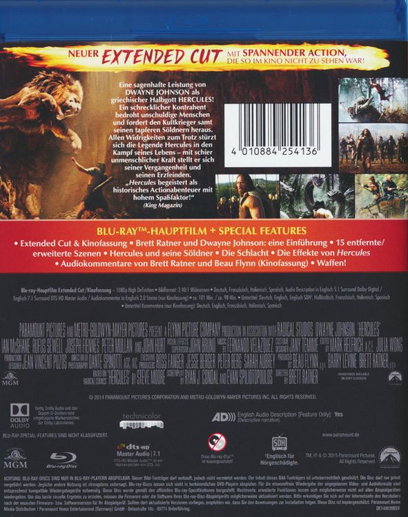 Produktbild: Hercules - Extended Cut