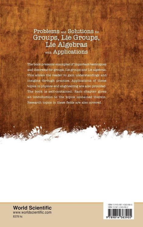 Produktbild: PROB & SOL GROUP, LIE GROUP, LIE ALGEB..