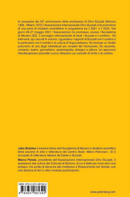 Produktbild: Buzzati e il confine