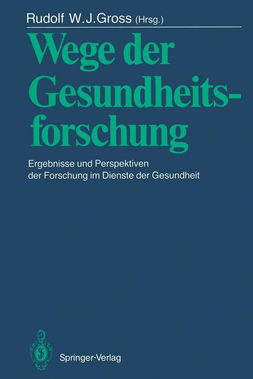 Produktbild: Wege der Gesundheitsforschung