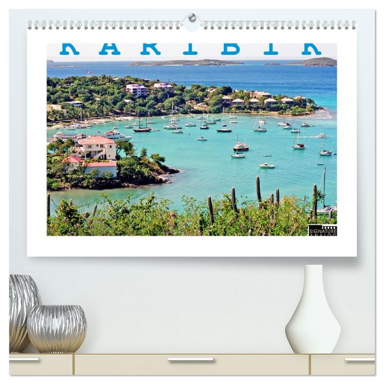 Produktbild: KARIBIK - die Vielfalt genie&szlig;en (hochwertiger Premium Wandkalender 2026 DIN A2 quer), Kunstdruck in Hochglanz