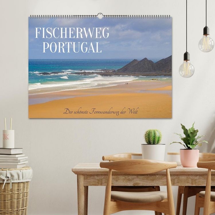 Produktbild: Fischerweg Portugal (Wandkalender 2026 DIN A2 quer), CALVENDO Monatskalender