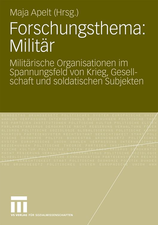 Produktbild: Forschungsthema: Milit&auml;r