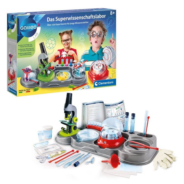 Produktbild: Das Superwissenschaftslabor (Experimentierkasten)