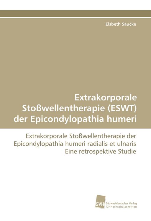 Produktbild: Extrakorporale Sto&szlig;wellentherapie (ESWT) der Epicondylopathia humeri