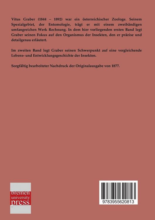 Produktbild: Die Insekten, Band 1