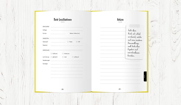 Produktbild: Autorenplaner | Buch schreiben und ver&ouml;ffentlichen | Handbuch f&uuml;r Autoren & Schriftsteller | Buch schreiben lernen | mit vielen Tipps & Checklisten | f&uuml;r Anf&auml;nger geeignet