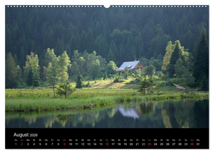 Produktbild: Bayerischer Wald - der Osten Bayerns (Wandkalender 2026 DIN A2 quer), CALVENDO Monatskalender