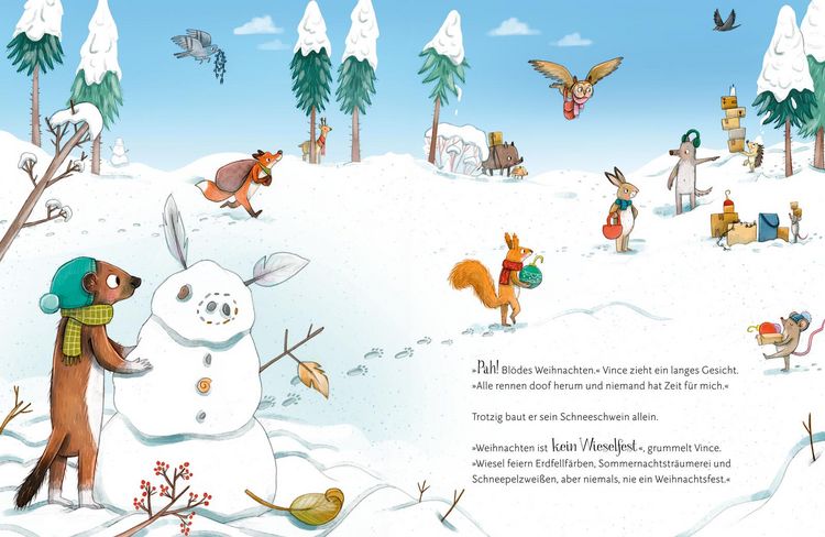 Produktbild: Wie feiern Wiesel Weihnachten?