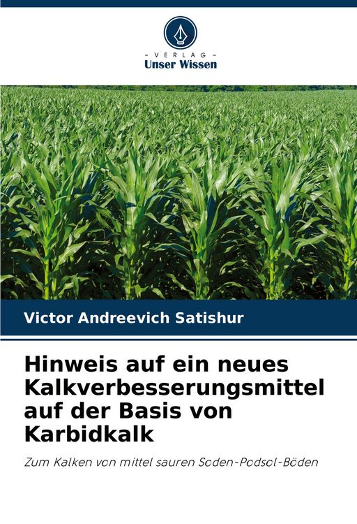 Produktbild: Hinweis auf ein neues Kalkverbesserungsmittel auf der Basis von Karbidkalk