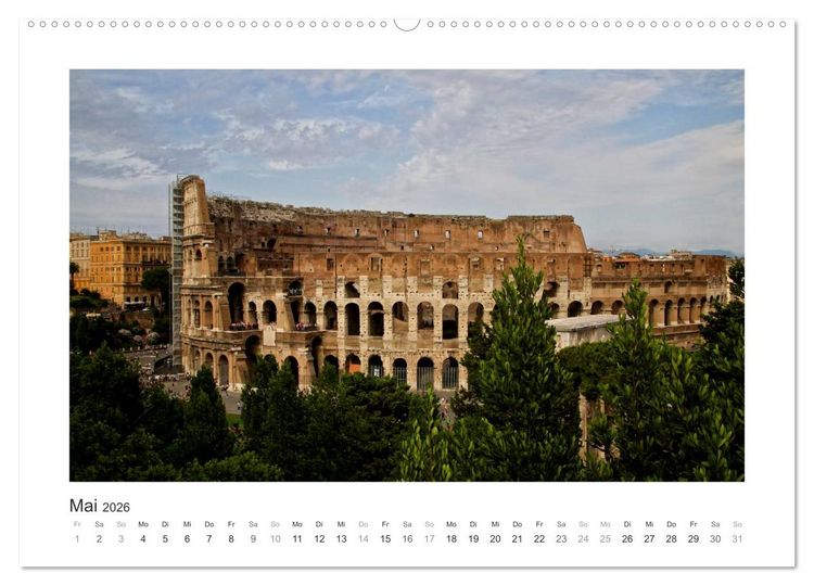Produktbild: Rom - Roma (Wandkalender 2026 DIN A2 quer), CALVENDO Monatskalender
