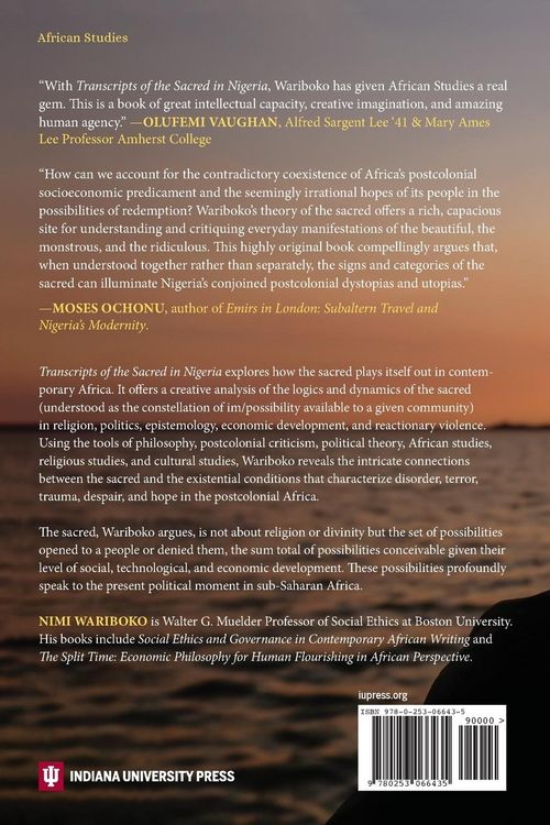 Produktbild: Transcripts of the Sacred in Nigeria