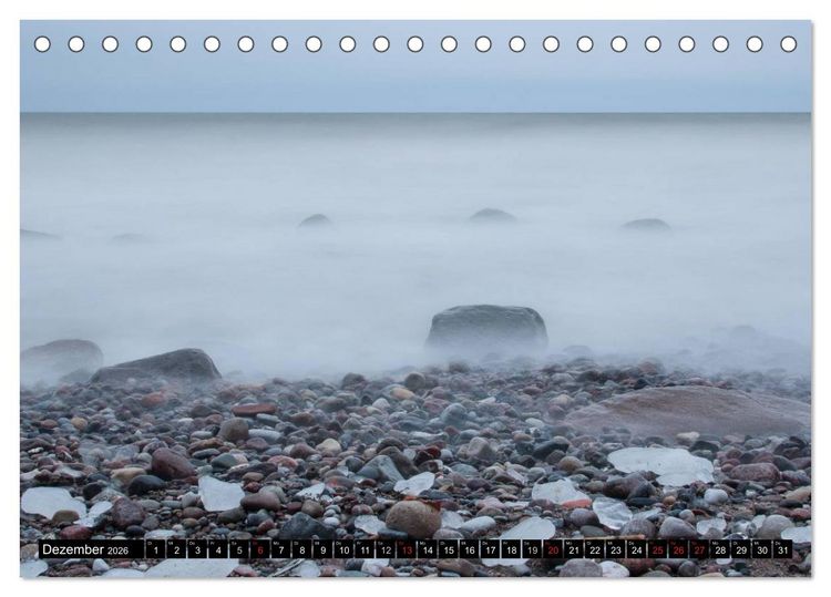 Produktbild: Binz Zingst 2026 (Tischkalender 2026 DIN A5 quer), CALVENDO Monatskalender