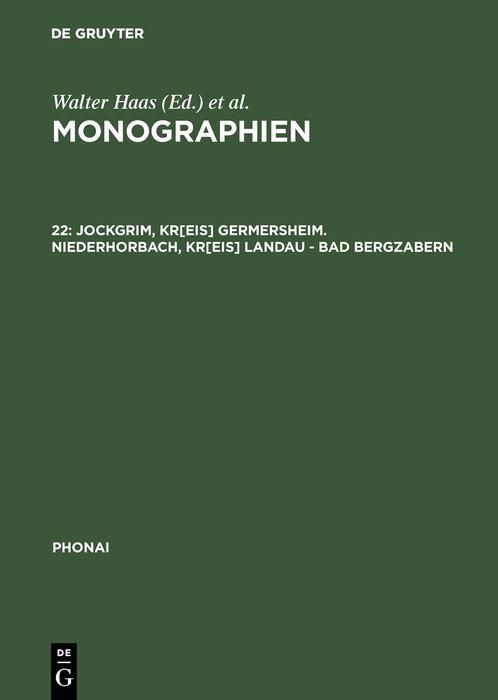 Produktbild: Jockgrim, Kr[eis] Germersheim. Niederhorbach, Kr[eis] Landau - Bad Bergzabern