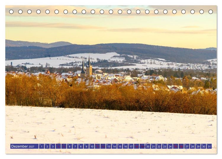 Produktbild: Duderstadt im Winter (Tischkalender 2027 DIN A5 quer), CALVENDO Monatskalender