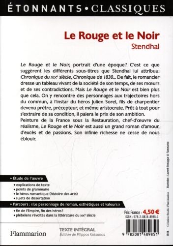 Produktbild: Le rouge et le noir
