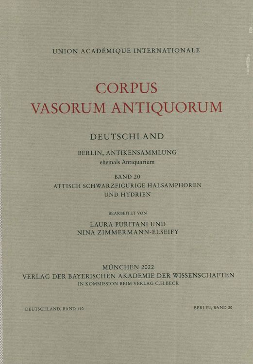 Produktbild: Corpus Vasorum Antiquorum Deutschland Bd. 110: Berlin Band 20