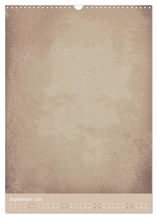 Produktbild: Vintage DIY Bastel-Kalender -Hochformat- (Wandkalender 2026 DIN A3 hoch), CALVENDO Monatskalender
