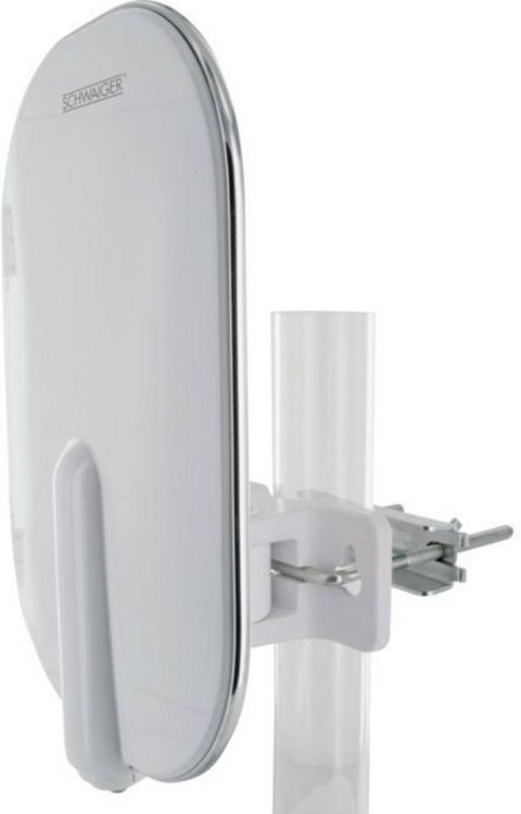 Produktbild: Schwaiger DTA4000 Aktive DVB-T/T2 Flachantenne Au&szlig;enbereich Verst&auml;rkung: 36 dB Wei&szlig;
