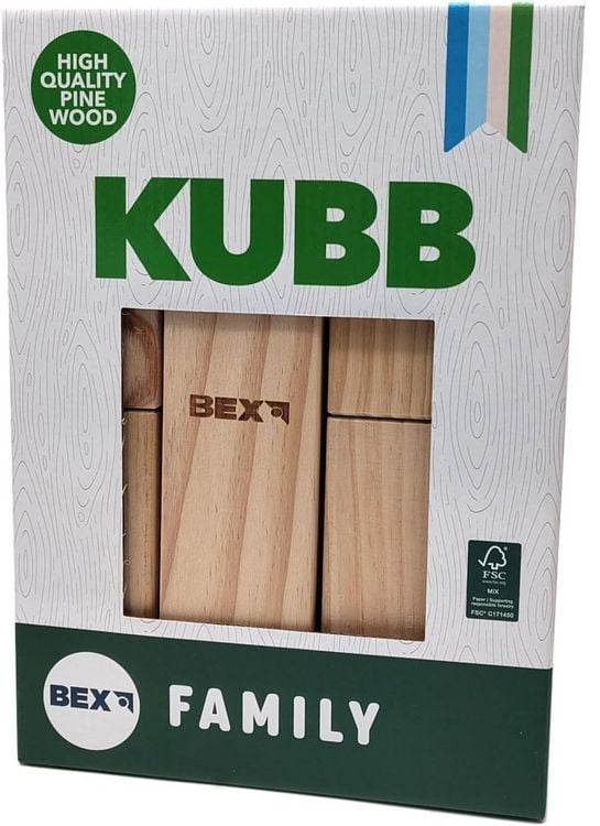 Produktbild: BEX Sport 541-014 - Kubb Family Pine Wood