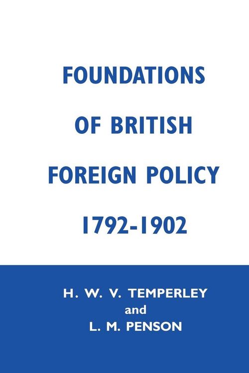 Produktbild: Foundation of British Foreign Policy