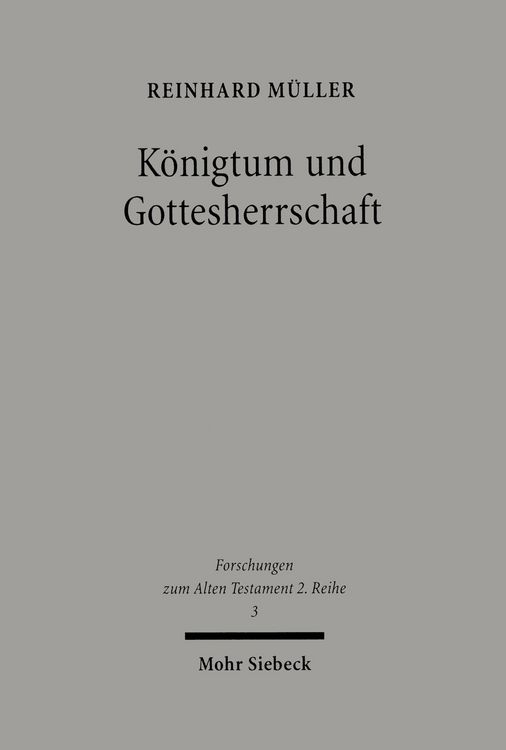 Produktbild: K&ouml;nigtum und Gottesherrschaft