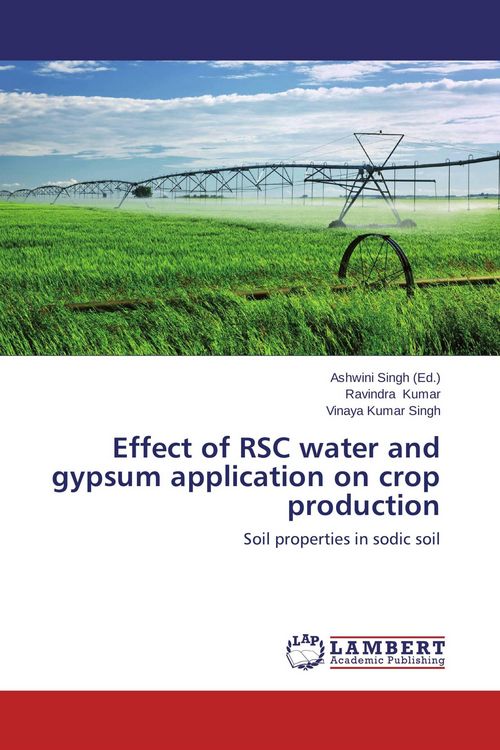 Produktbild: Effect of RSC water and gypsum application on crop production