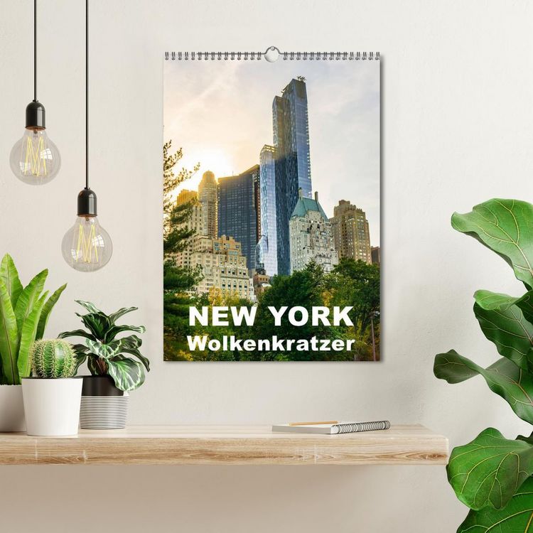 Produktbild: New York Wolkenkratzer (Wandkalender 2026 DIN A3 hoch), CALVENDO Monatskalender