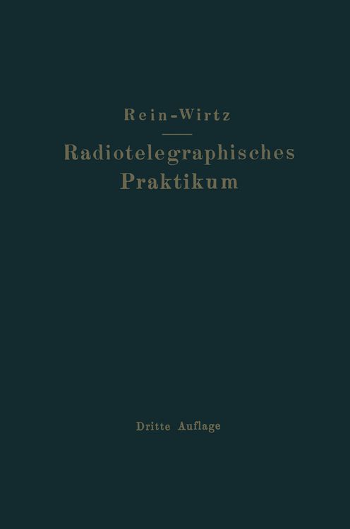 Produktbild: Radiotelegraphisches Praktikum