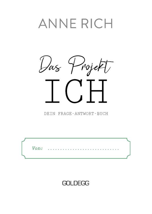 Produktbild: Das Projekt ICH