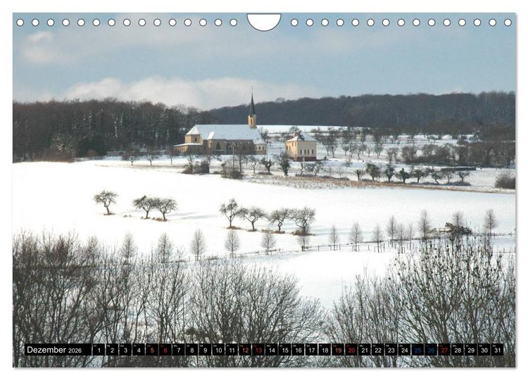Produktbild: Das westliche Saarland klein aber fein (Wandkalender 2026 DIN A4 quer), CALVENDO Monatskalender