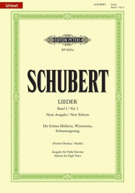 Produktbild: Schubert, F: Songs (New Edition) (High Voice)