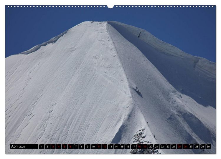 Produktbild: Piz Bernina - H&ouml;hepunkte aus dem Oberengadin (Wandkalender 2026 DIN A2 quer), CALVENDO Monatskalender