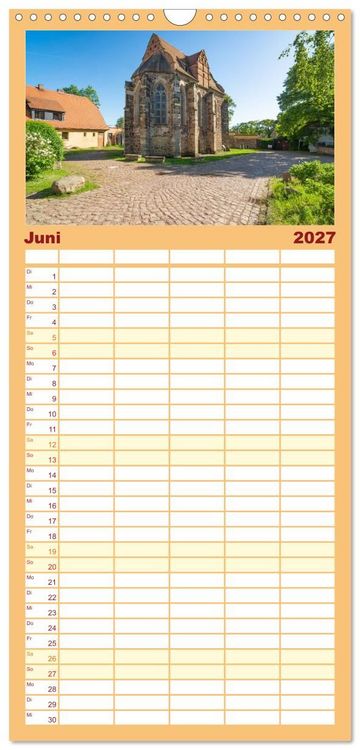 Produktbild: Familienplaner 2027 - Willkommen im Saalekreis mit 5 Spalten (Wandkalender, 21 x 45 cm) CALVENDO