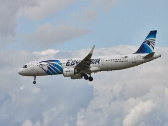 Produktbild: CALVENDO Puzzle SU-GFU - Egypt Air - Airbus A321neo - Frankfurt Airport | 1000 Teile Lege-Gr&ouml;&szlig;e 64x48cm Foto-Puzzle f&uuml;r gl&uuml;ckliche Stunden