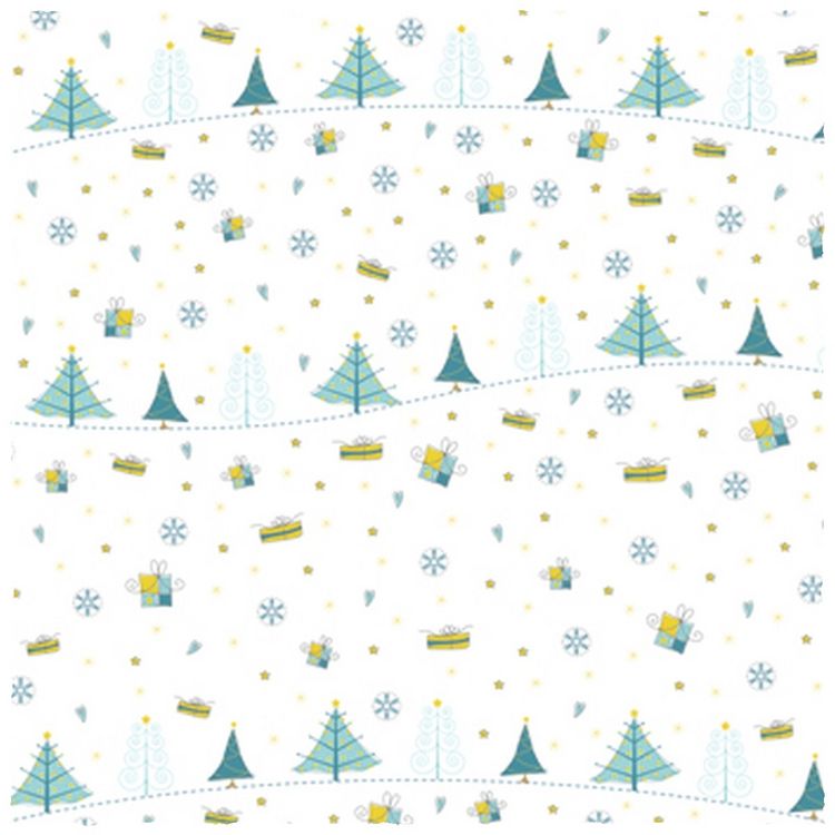 Produktbild: URSUS Faltbl&auml;tter Faltbl&auml;tter Transparent Winter, 15 x 15 cm, 50 Blatt