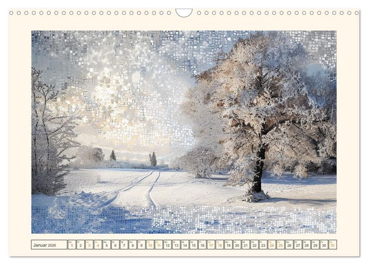 Produktbild: Mosaike (Wandkalender 2026 DIN A3 quer), CALVENDO Monatskalender