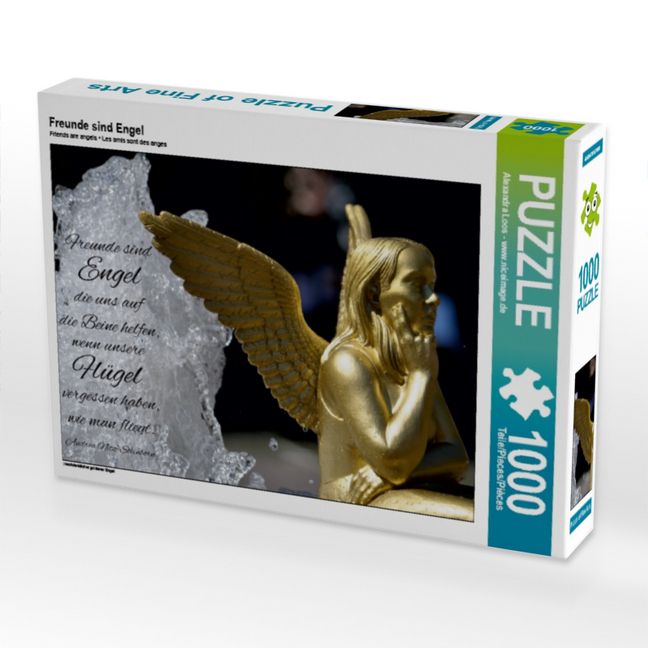 Produktbild: CALVENDO Puzzle Freunde sind Engel | 1000 Teile Lege-Gr&ouml;&szlig;e 64x48cm Foto-Puzzle f&uuml;r gl&uuml;ckliche Stunden
