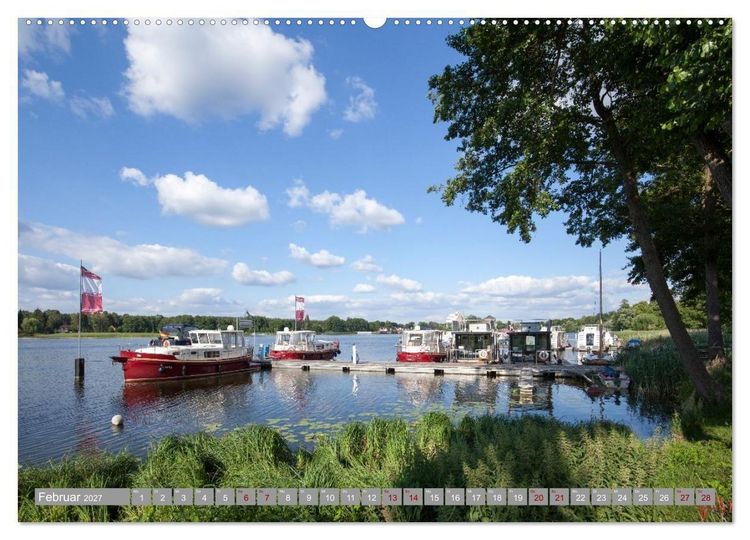 Produktbild: Hausbooturlaub Deutschland - Mecklenburgische Seenplatte (Wandkalender 2027 DIN A2 quer), CALVENDO Monatskalender