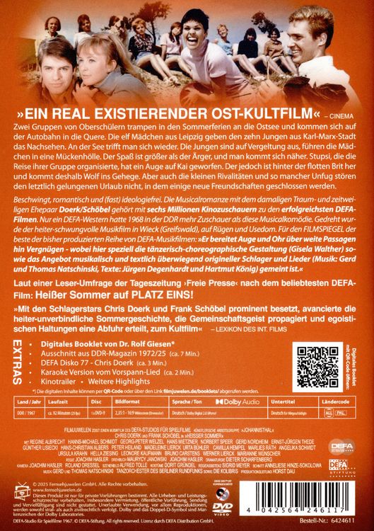 Produktbild: Hei&szlig;er Sommer (DEFA Filmjuwelen)