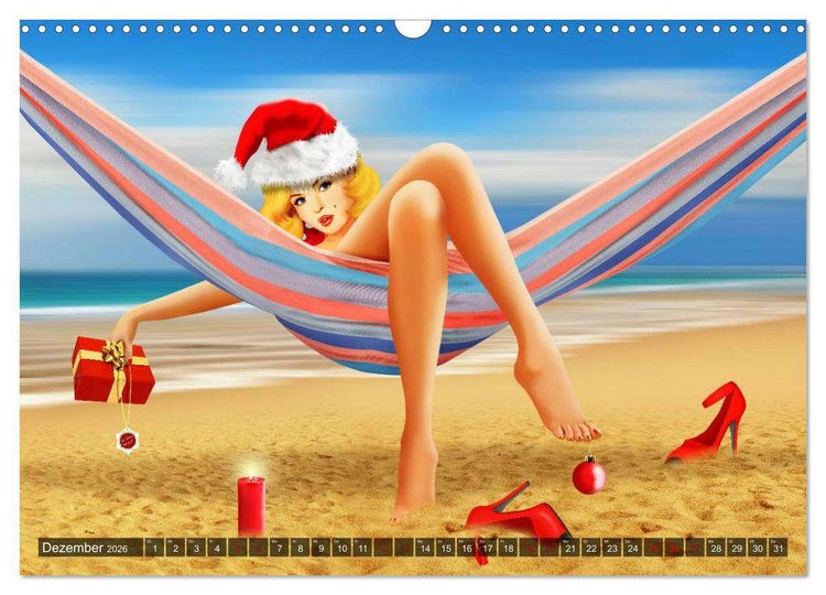 Produktbild: Pin-Up Girls im Retro Style by Mausopardia (Wandkalender 2026 DIN A3 quer), CALVENDO Monatskalender